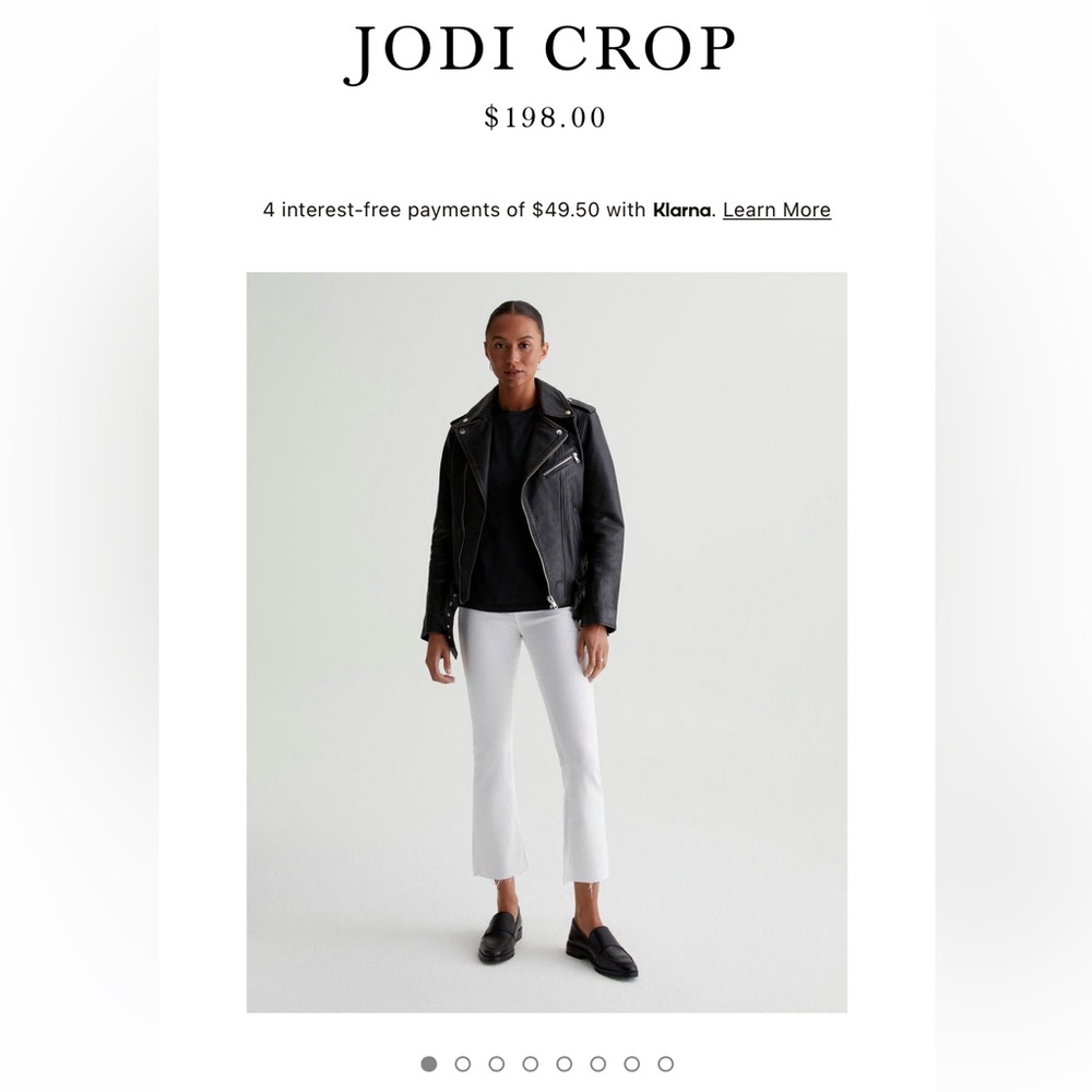 AG white jeans size 27